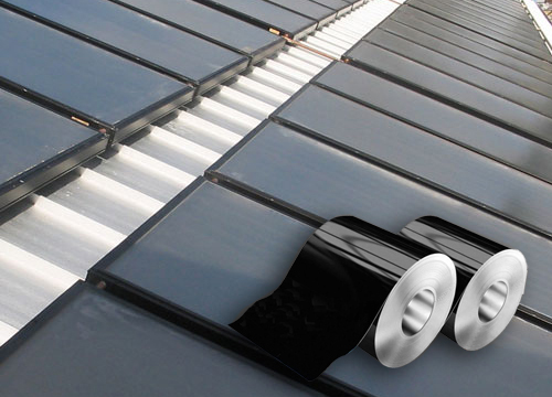 Customized nano-black chrome heat-absorbing film